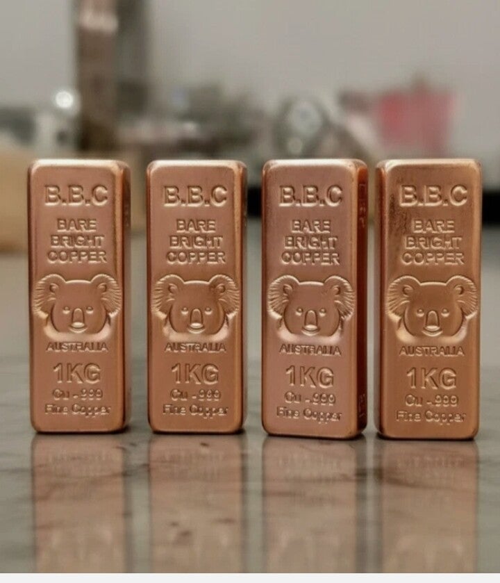 4 x 1KG BBC COPPER 999.9