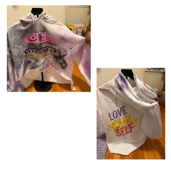 Youth Hoodie Tru Self By KLynn Butterfly Collection