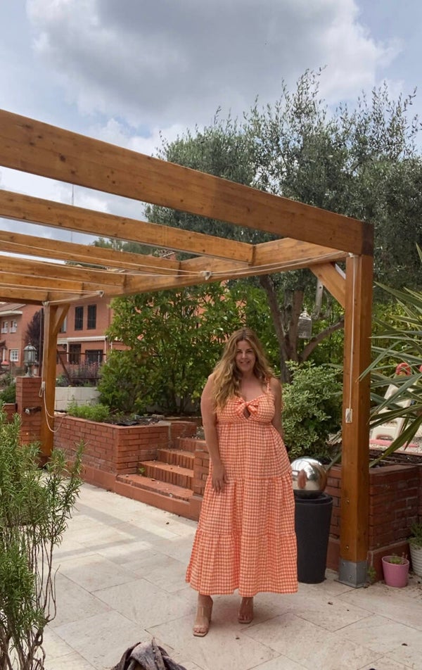 VESTIDO VICHY LAZADA