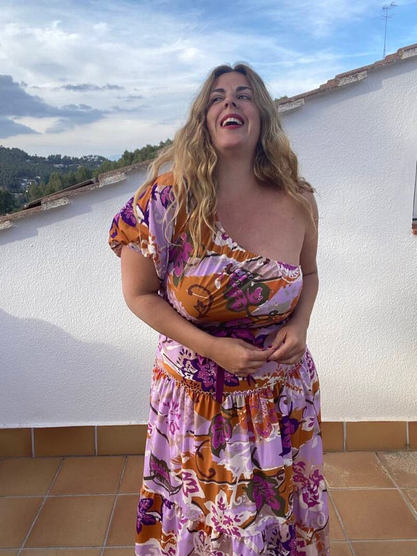 VESTIDO ESTAMPADO LATERAL