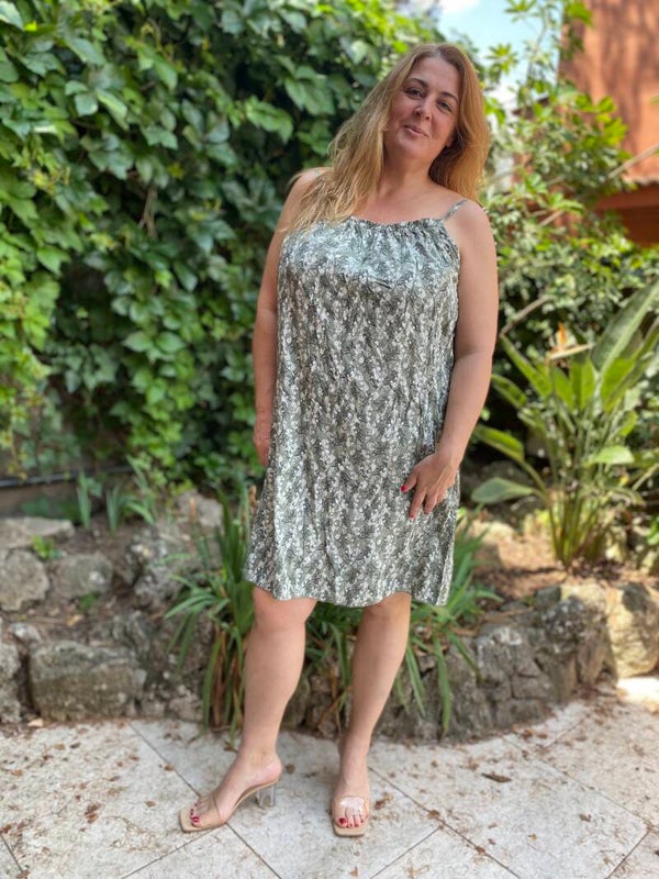 VESTIDO TIRAS CORTO FLORECITAS