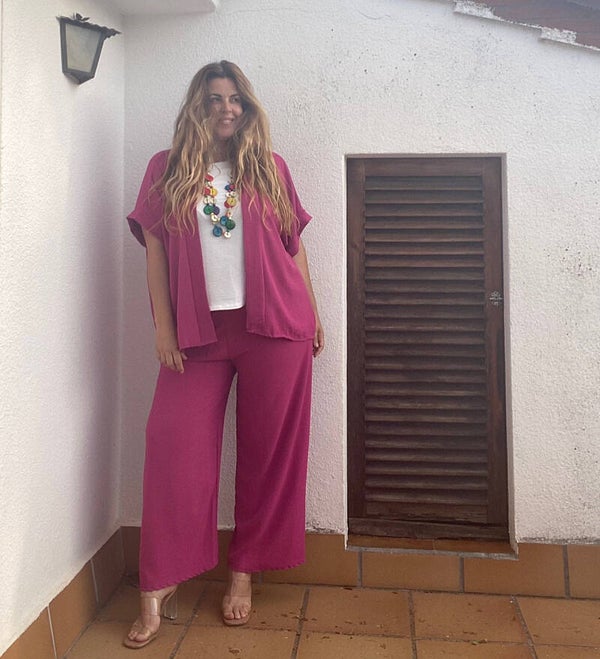 CONJUNTO CHALECO CON MANGA