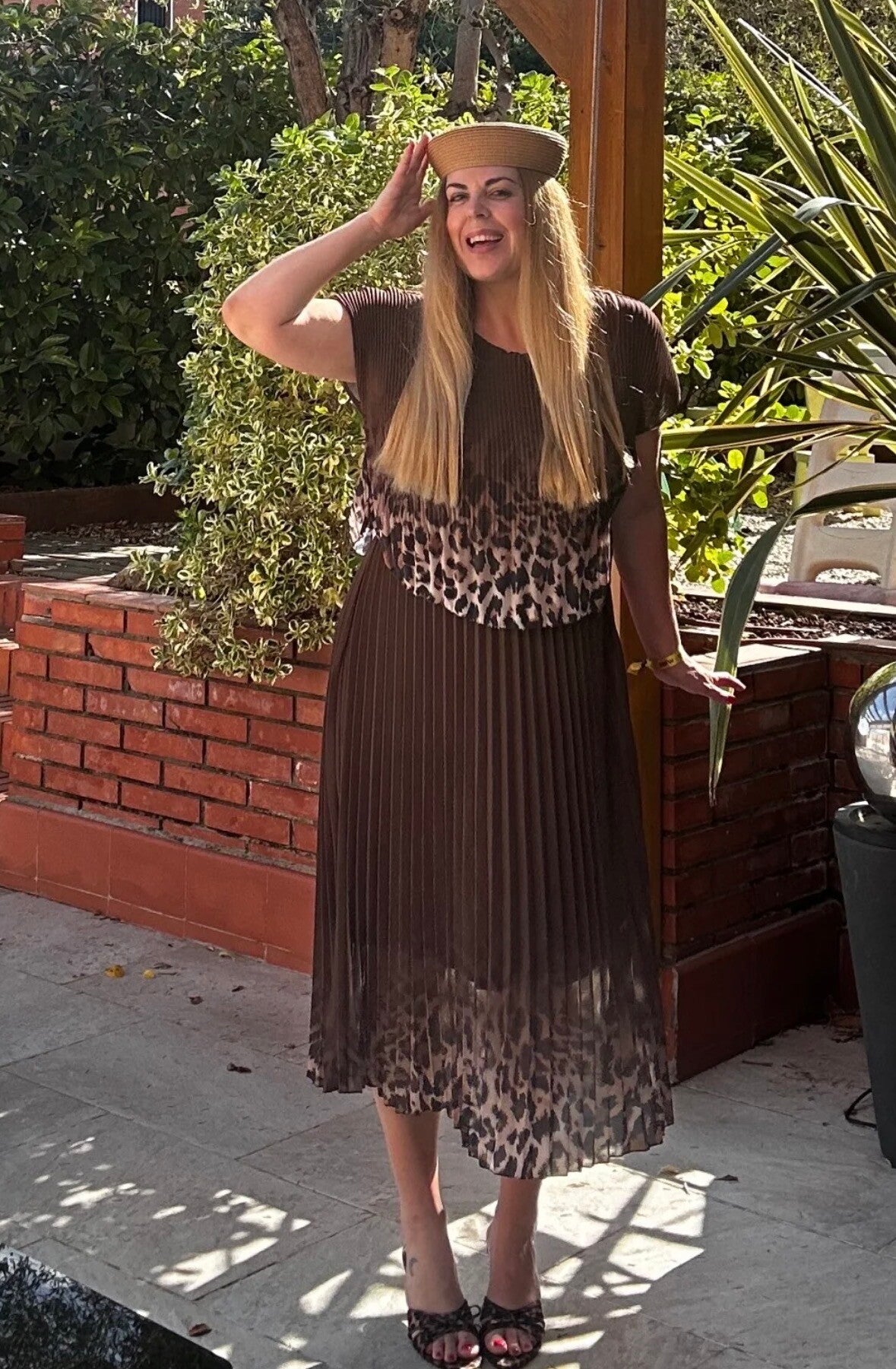 VESTIDO PLISADO PRINT