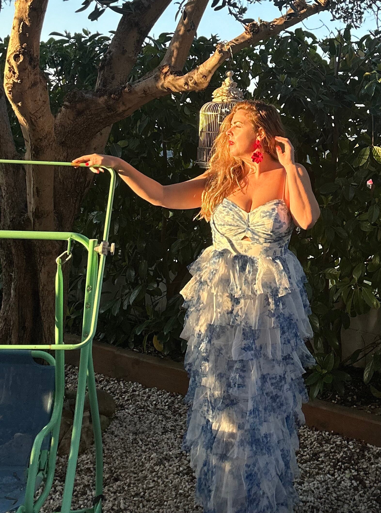 VESTIDO ABERTURA FLORAL