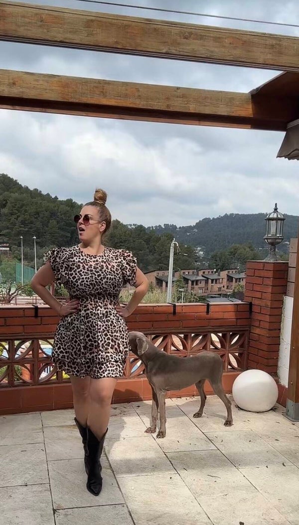 VESTIDO CORTO PRINT VUELO