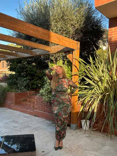 VESTIDO FRUNCE FLORAL