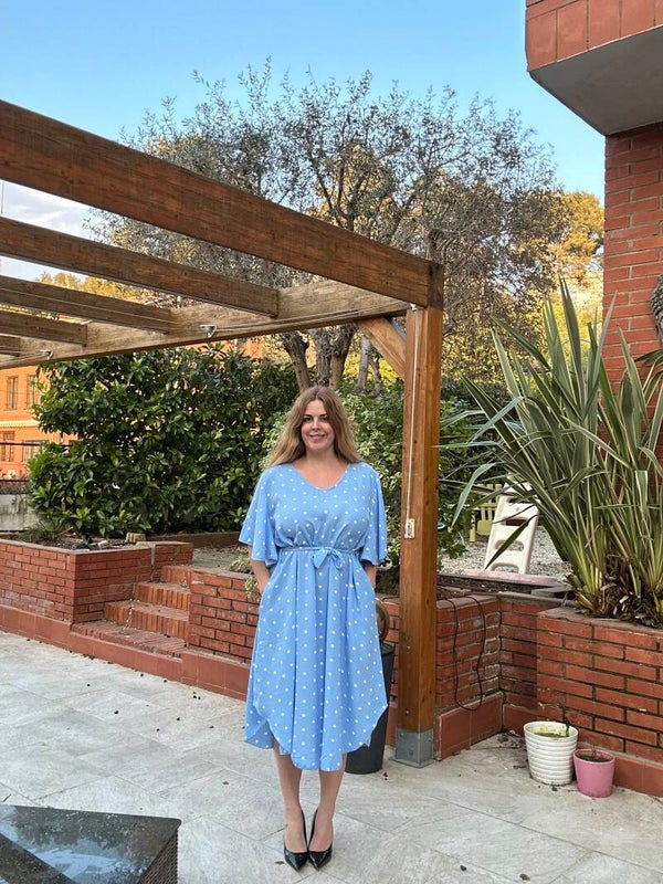 VESTIDO LUNARES BOLSILLOS