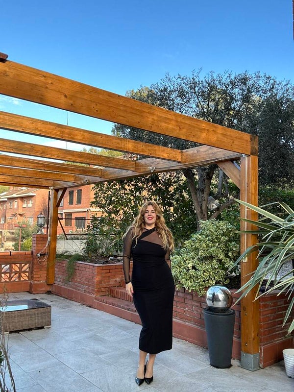 VESTIDO TRANSPARENCIAS