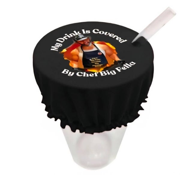 Custom Chef Big Fella Drink Cover with Storage Pouch