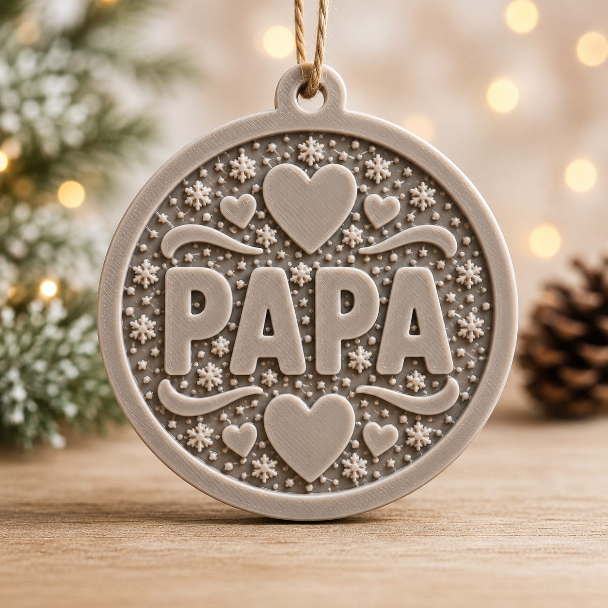 Papa kerstbal