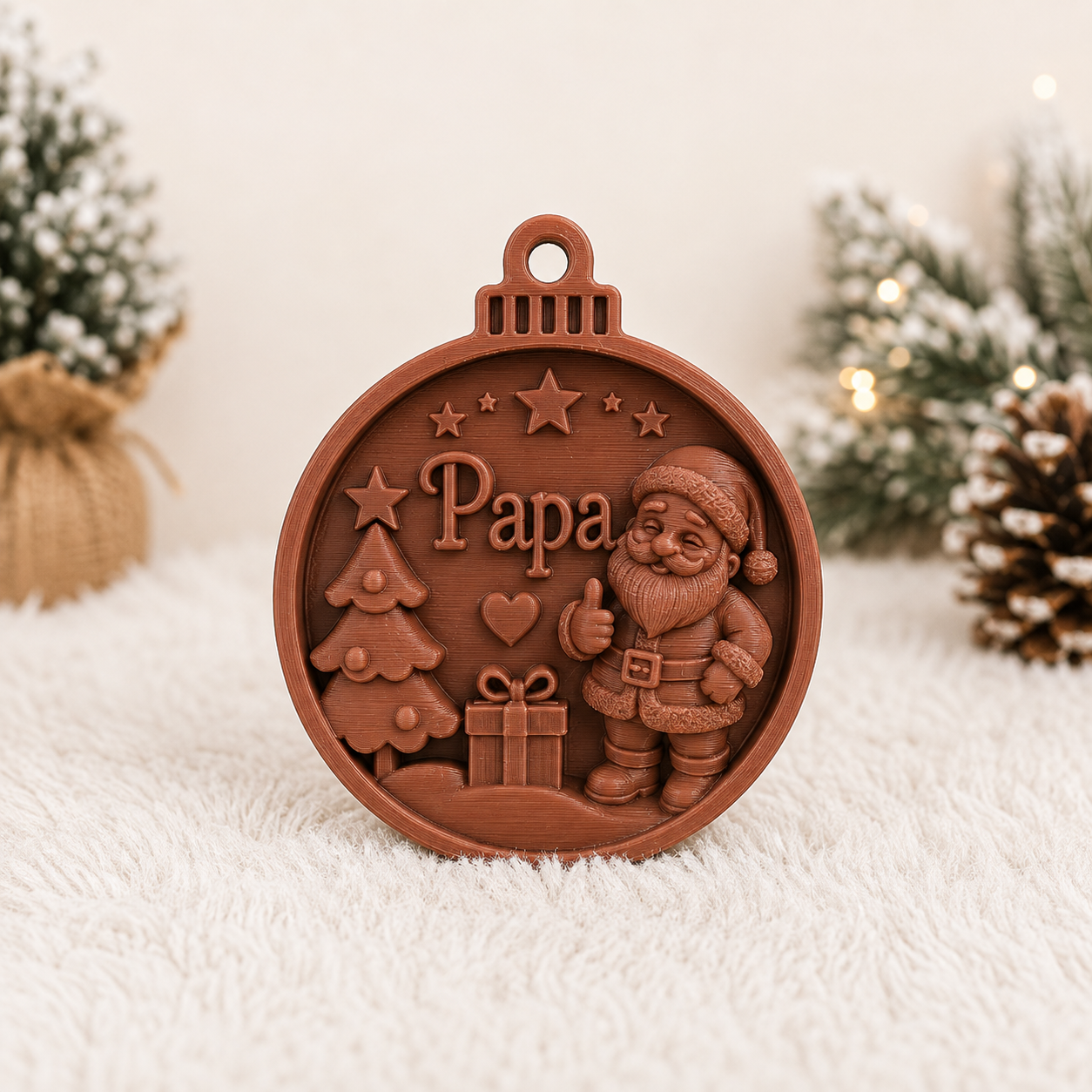 Papa kerstbal