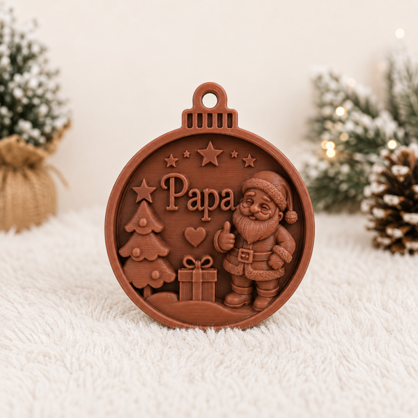 Papa kerstbal