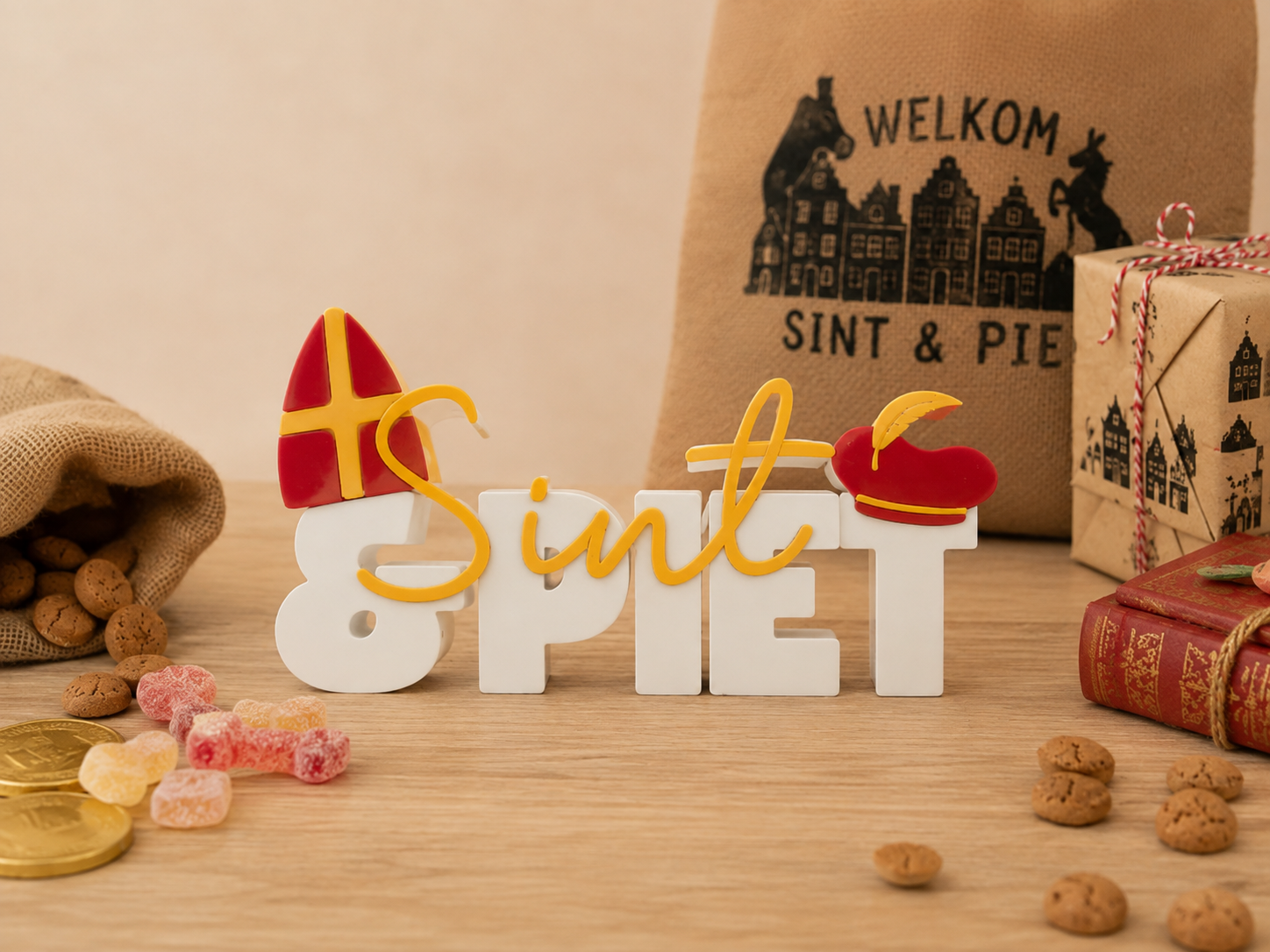 Sint & Piet decoratie