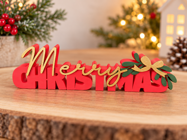 Merry Christmas decoratie tekst