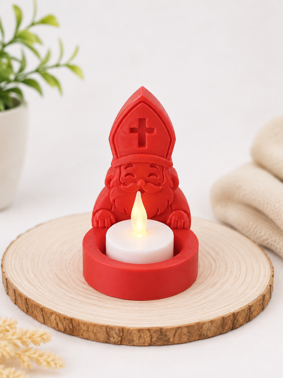 Sint waxinelicht