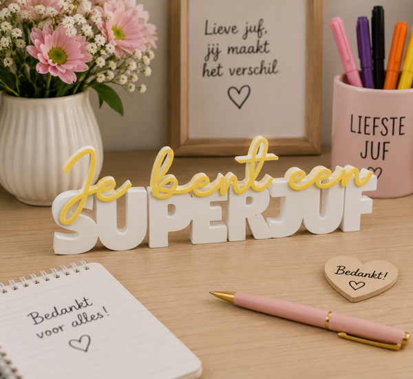 Je bent een superjuf