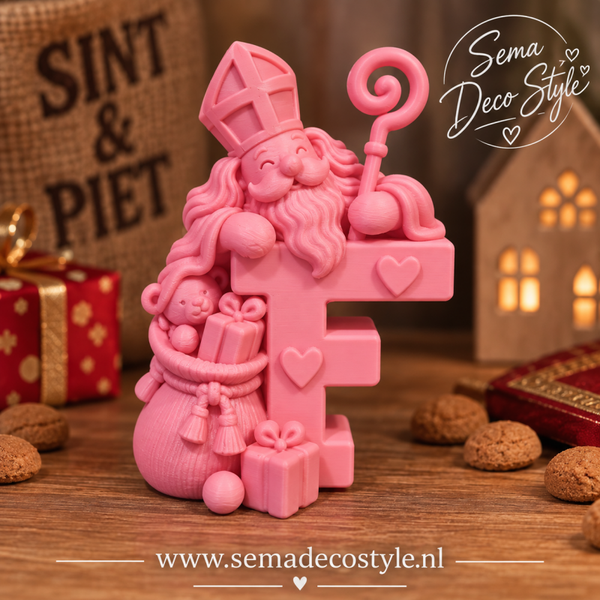 Letter F sinterklaas