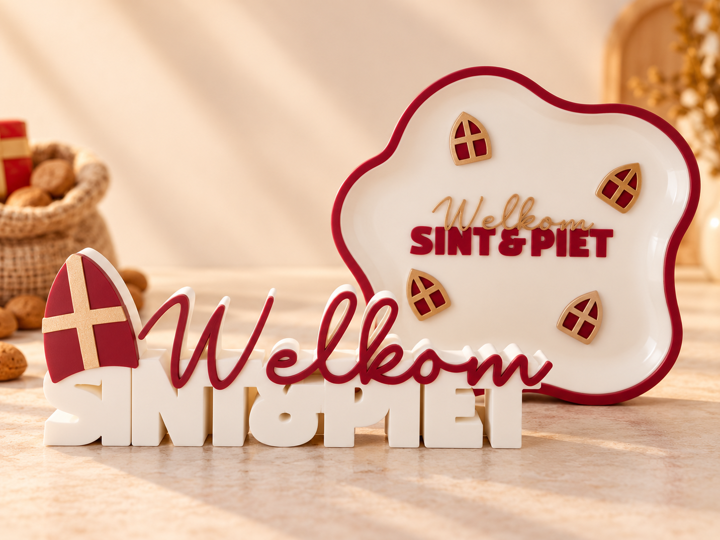 Decoraties set Sint en piet