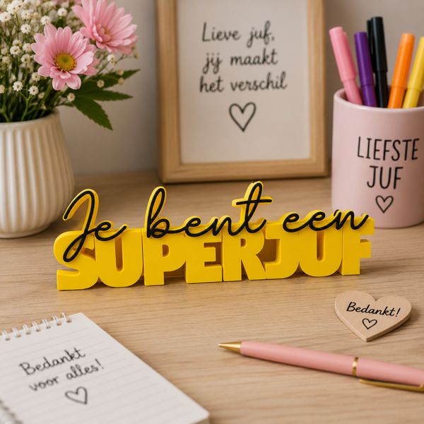 Je bent een superjuf
