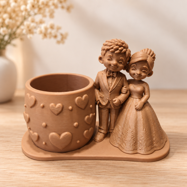 Bruidspaar 3d geprint