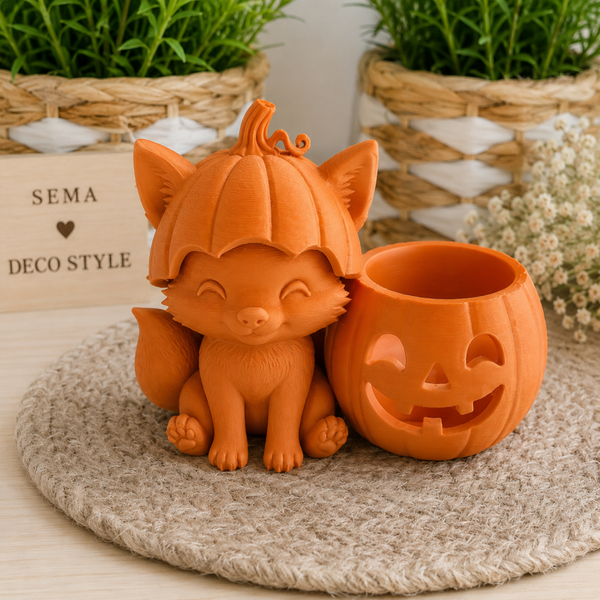 Halloween vosje – 3D-geprinte Halloween decoratie