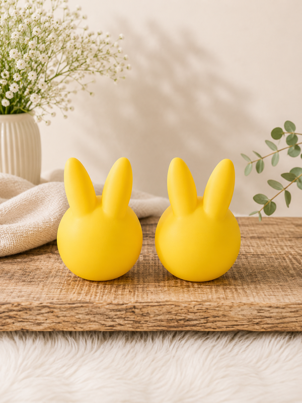 Waxinelicht paashaasjes