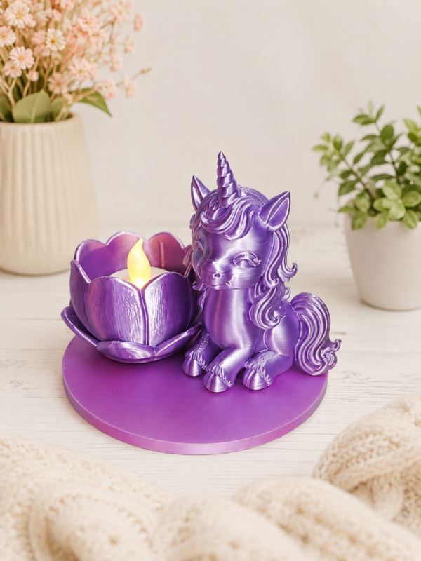 Unicorn waxinelichthouder