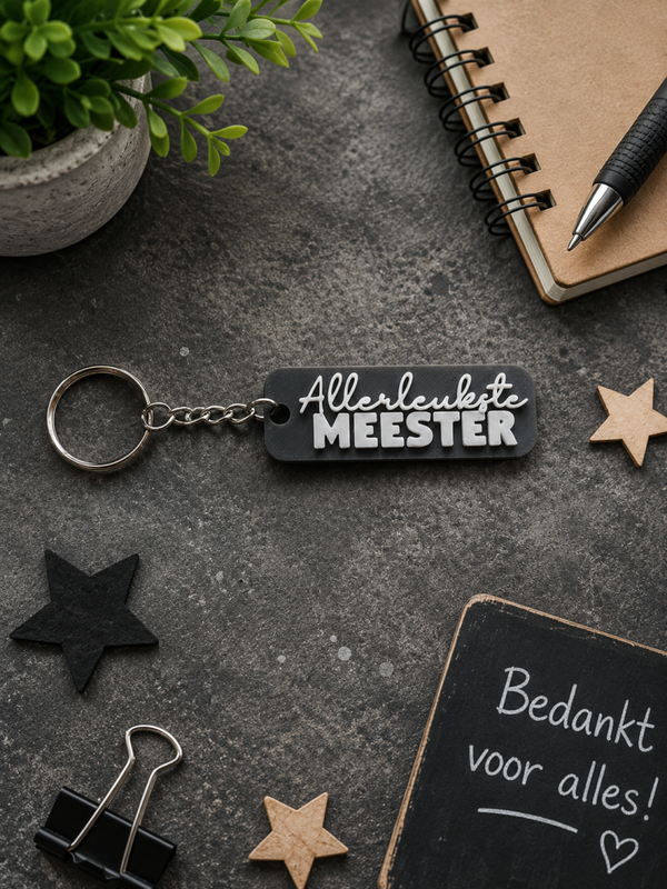 Sleutelhanger meester