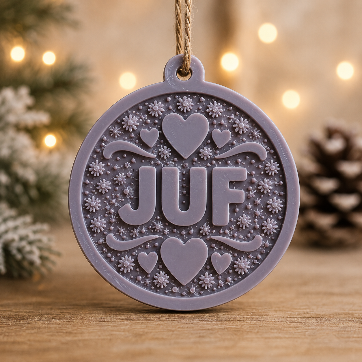Juf kerstbal