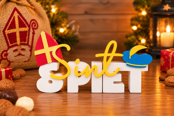 Sint en piet decoratie tekst
