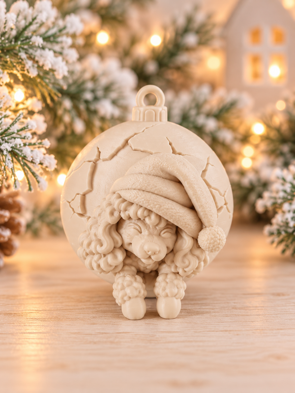 Poeder uit een kerstbal
