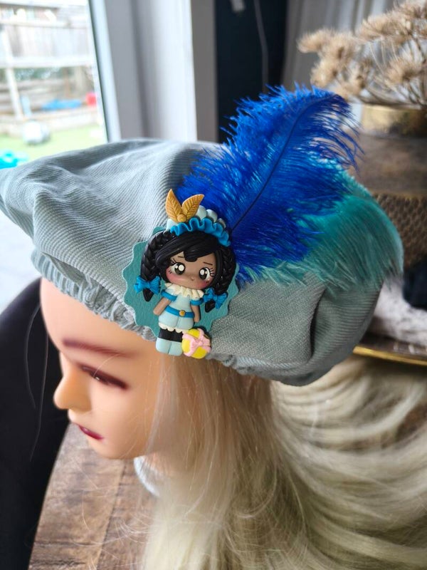 Blauw pietje en muts