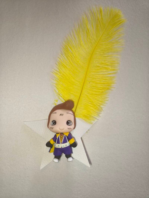 Muziekpiet op een spelt