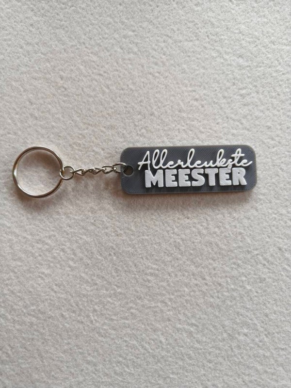Sleutelhanger meester