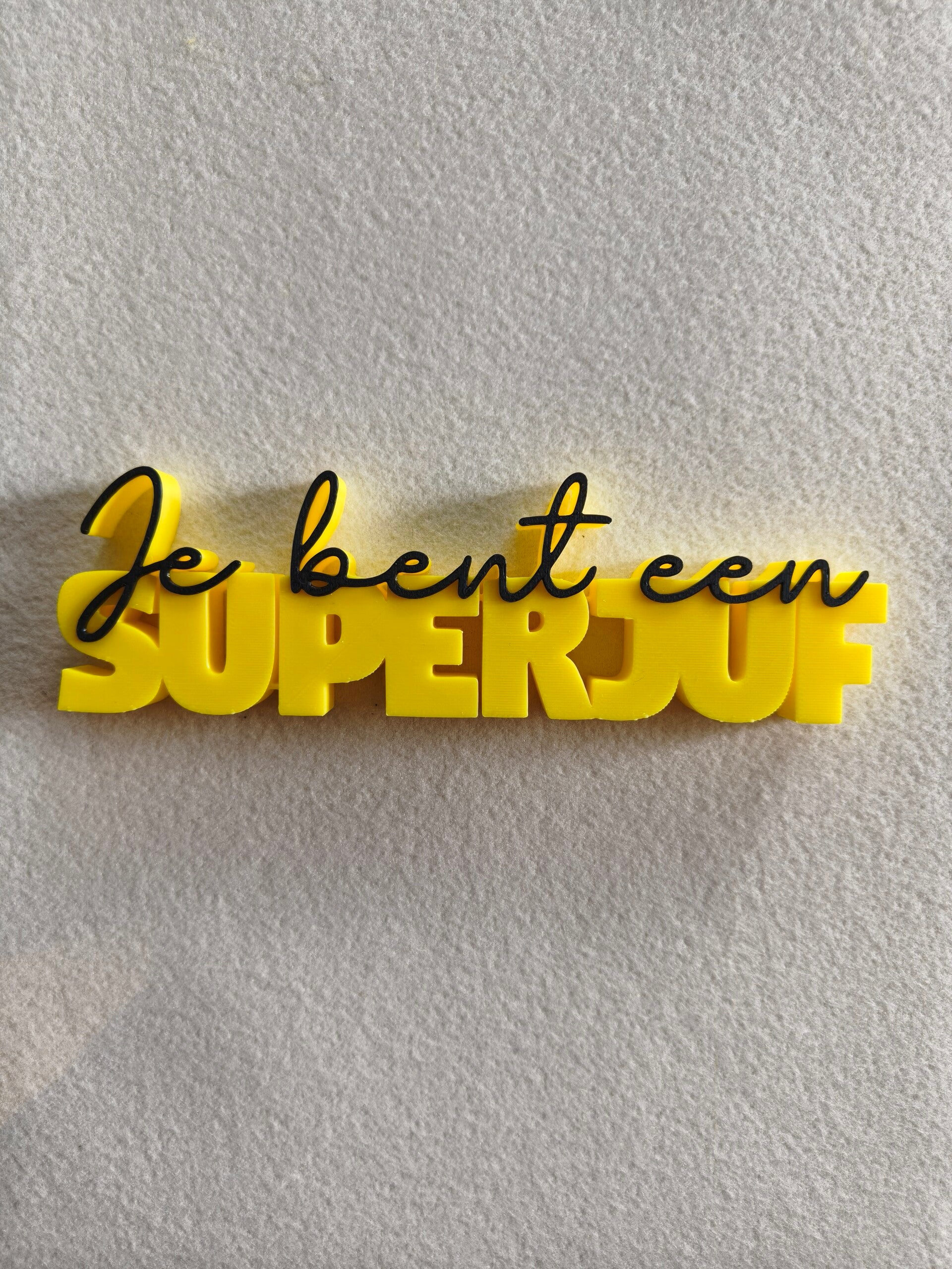 Je bent een superjuf