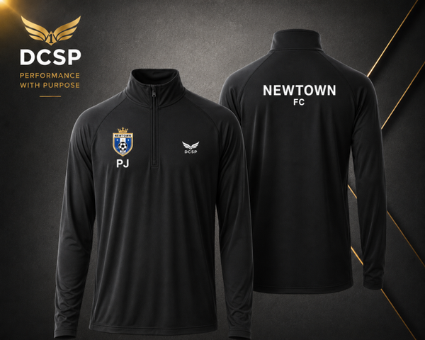 Personalised men’s performance quarter zip
