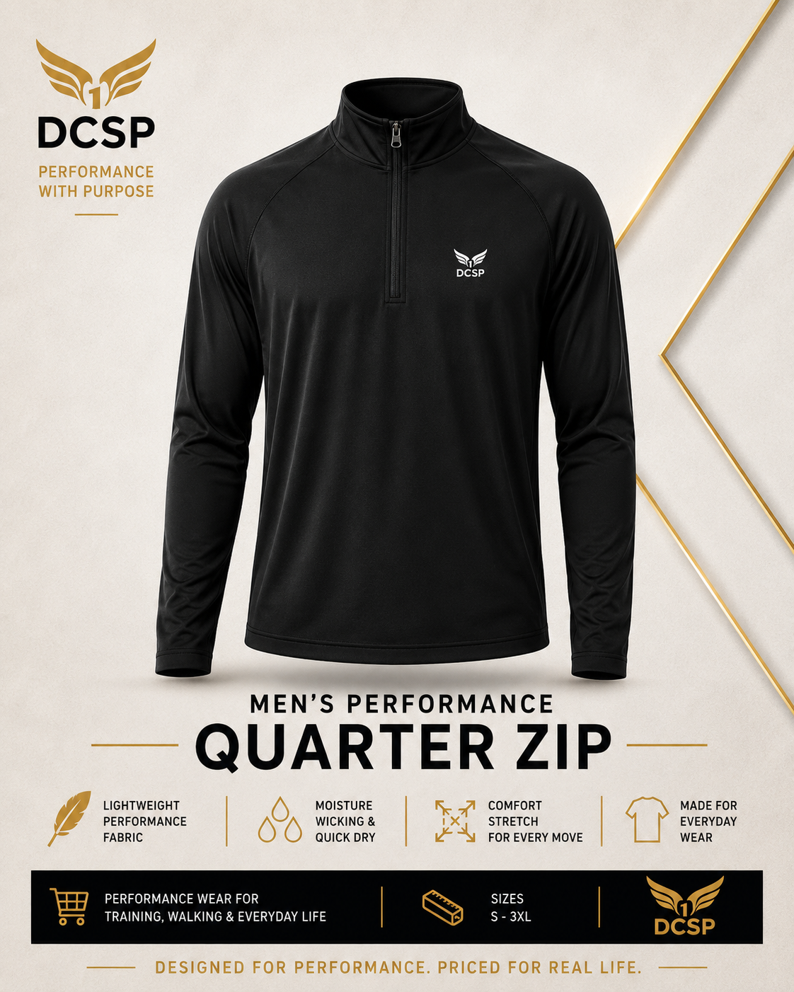 Men’s Performance Quarter Zip