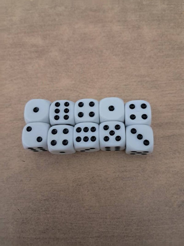 10 witte d6