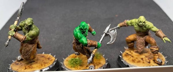 3 Orc Warriors with big Axes