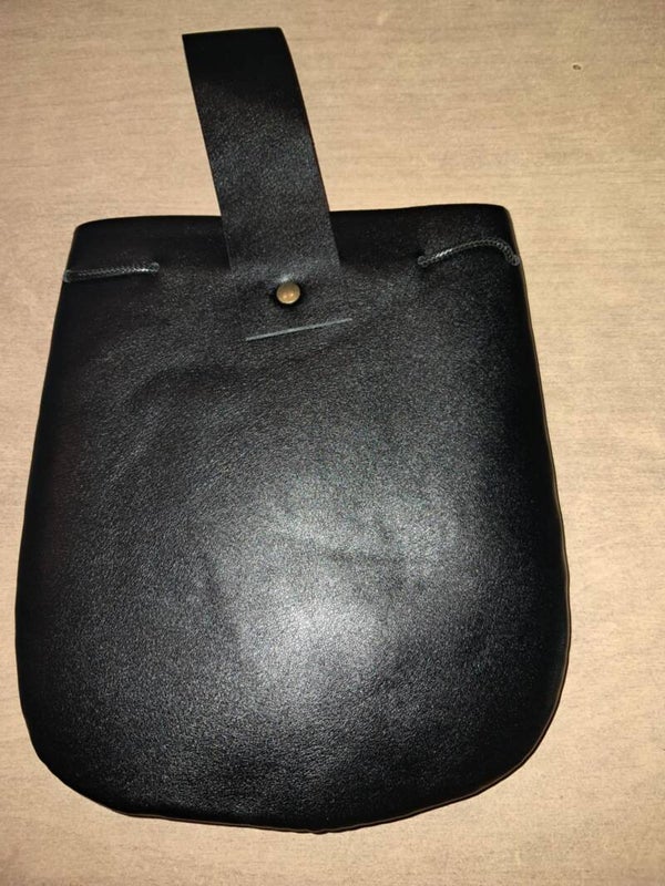Big Black Bag with dnd  dice