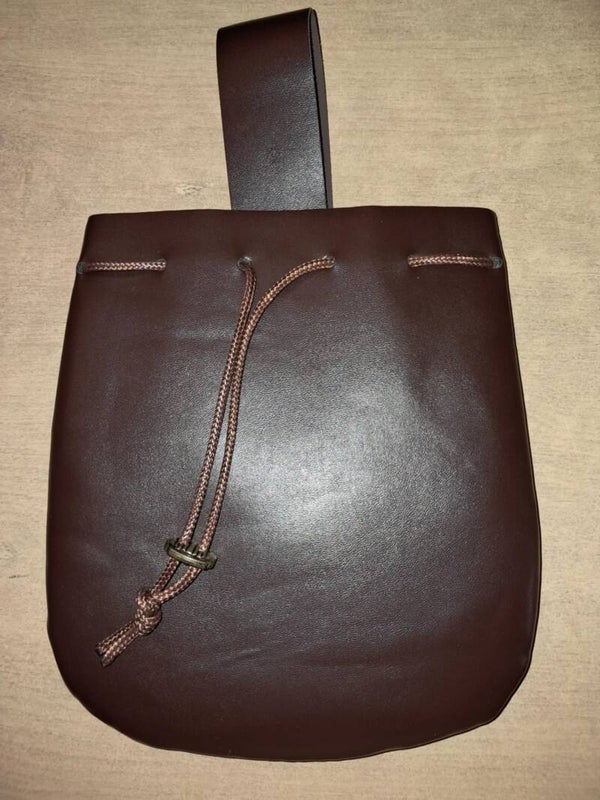Big Brown bag with d&d dice