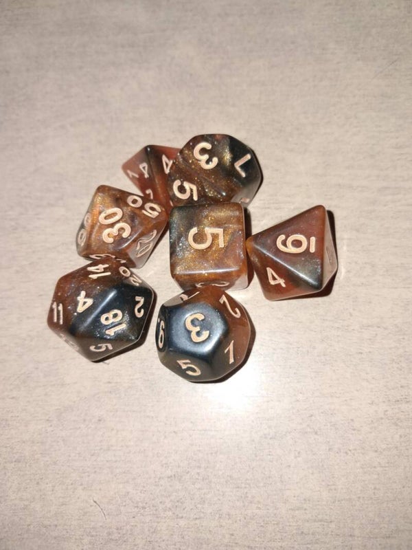 Butterfly Nebula d&d dice