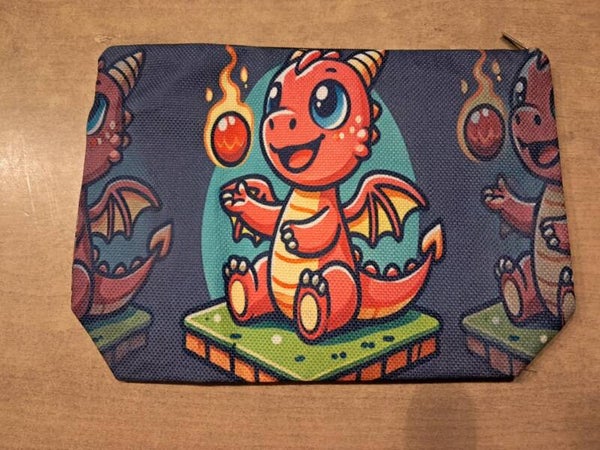 Cute dragon dice bag
