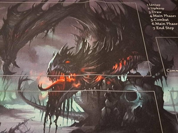 MTG Playmat Swamp dragon