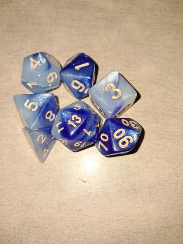 Flame Nebula d&d dice