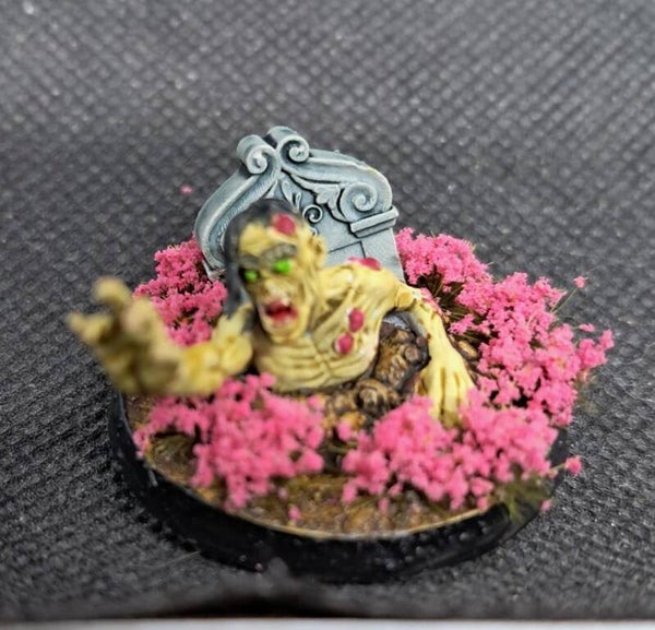 Rise from the grave zombie