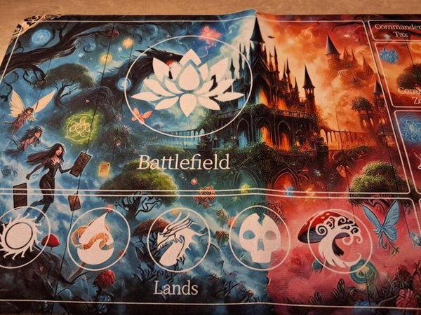 MTG playmat magic castle