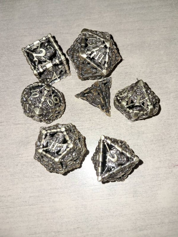 Metal reaper d&d dice
