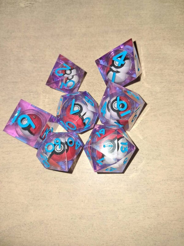 moving pokemonball d&d dice