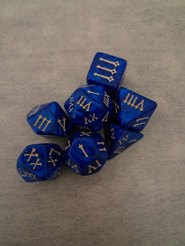 Roman Nrs d&d dice set